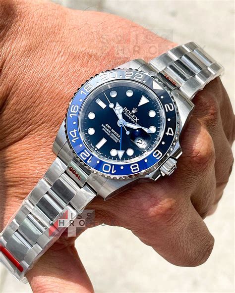 ghiera rolex batman|Rolex gmt master ii oyster.